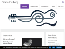 Tablet Screenshot of gitarre-freiburg.de